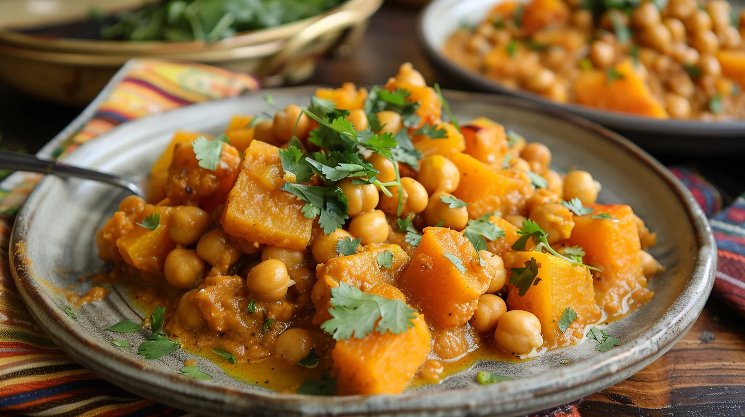 Curry Courge Pois Chiches