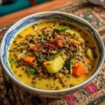 Curry de lentilles vertes au lait de coco