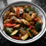 Émincé de Poulet Léger avec Légumes Frais