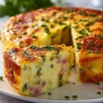 Flan de Courgettes au Jambon et Mozzarella