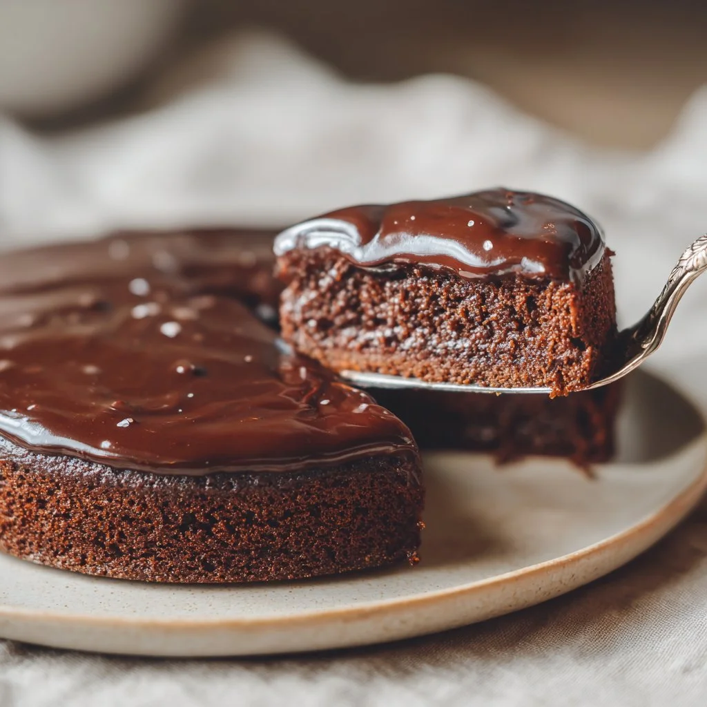 Gâteau au chocolat riche et moelleux, parfait pour les desserts gourmands.
