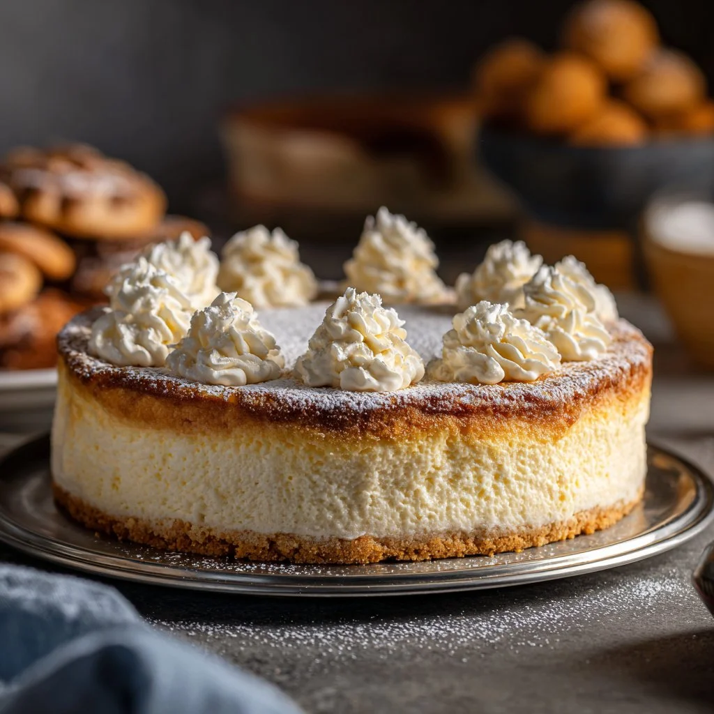 Gâteau nuage japonais moelleux et léger avec une texture aérienne.