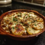 Gratin de viande hachée et pommes de terre