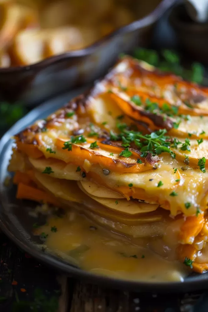 Gratin Patate Douce & Pommes: La Fusion Gourmande qui Enflammera vos Papilles