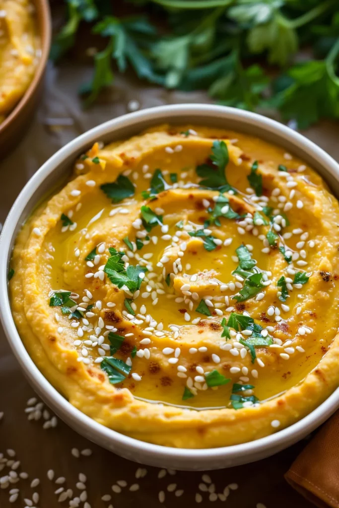 Houmous Courge Rôtie: Explosion de Saveurs et Texture Crémeuse