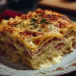 Lasagnes jambon fromage