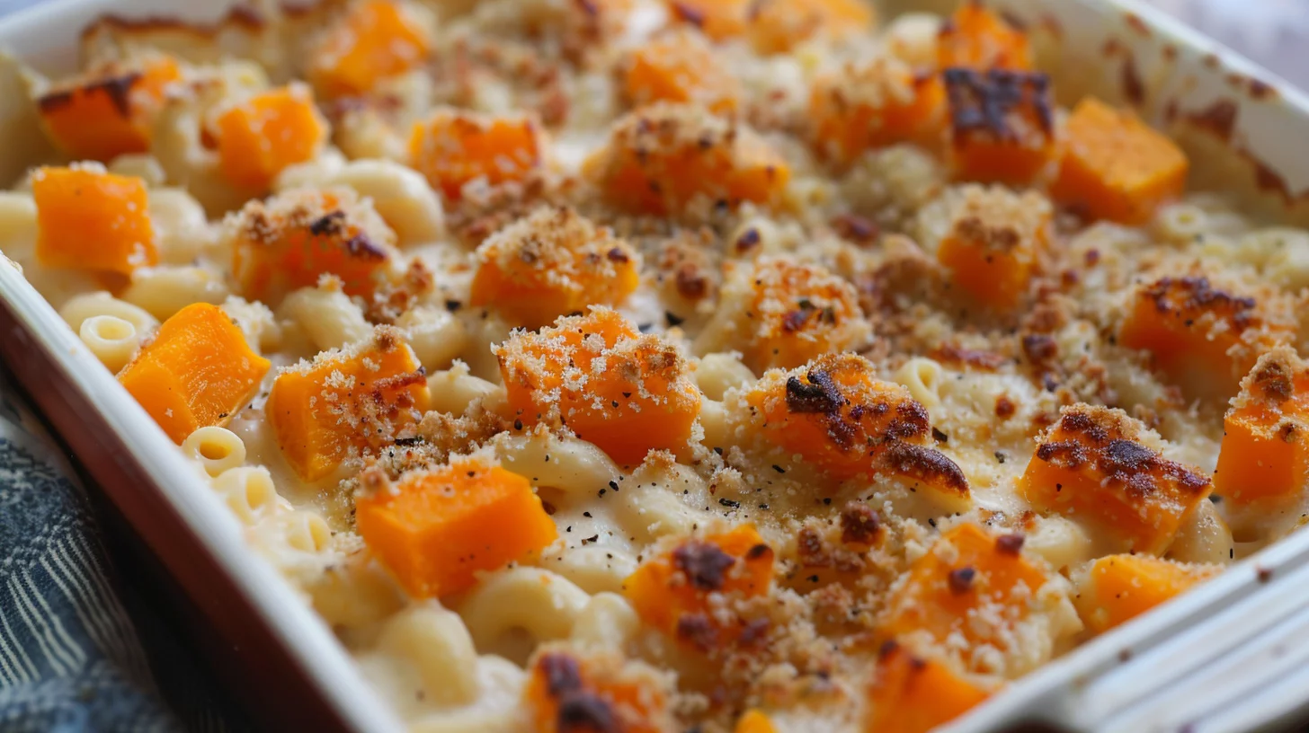 Mac & Cheese Courge Rôtie