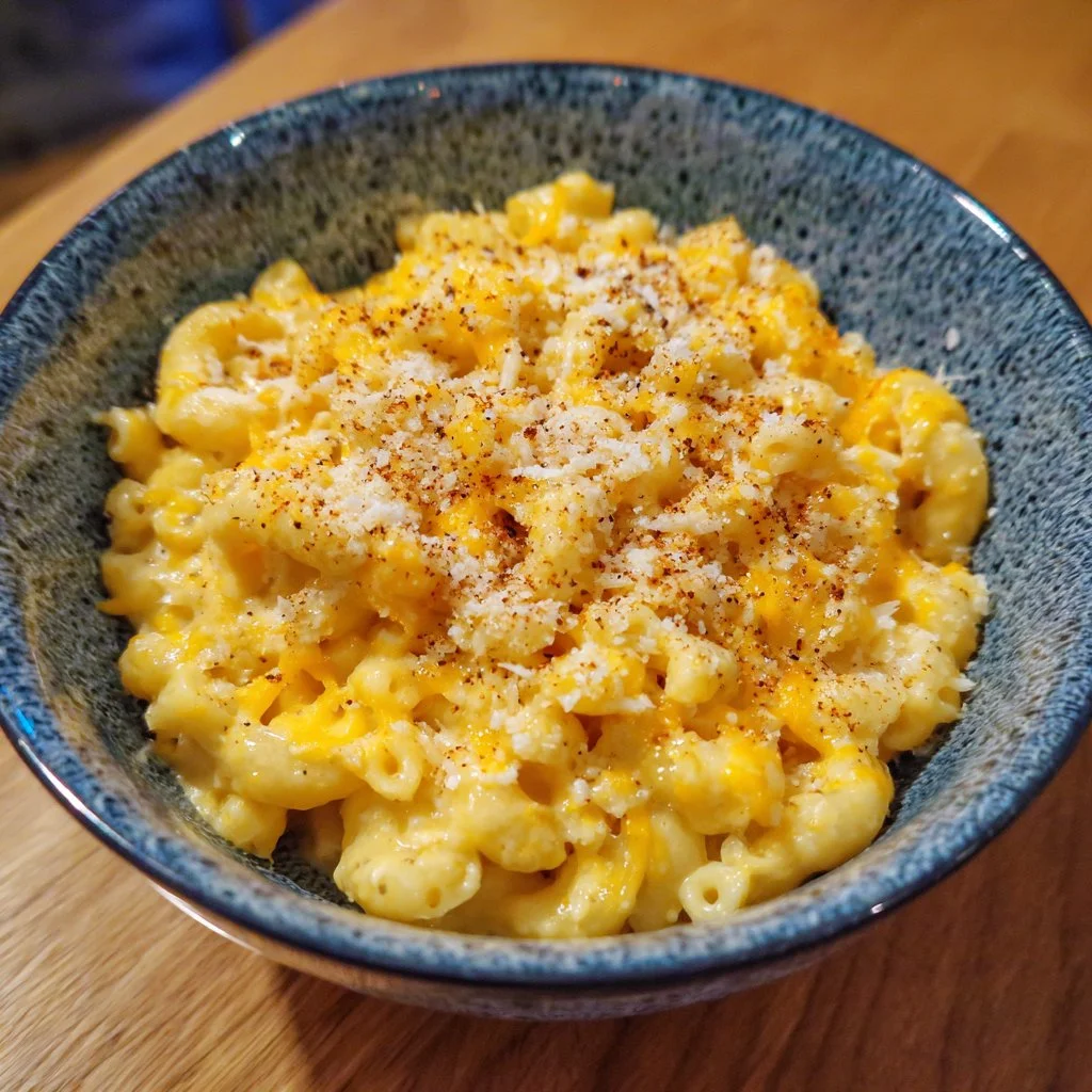 Plat de macaroni au fromage crémeux et savoureux