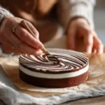 Mousse Zébrée aux Deux Chocolats