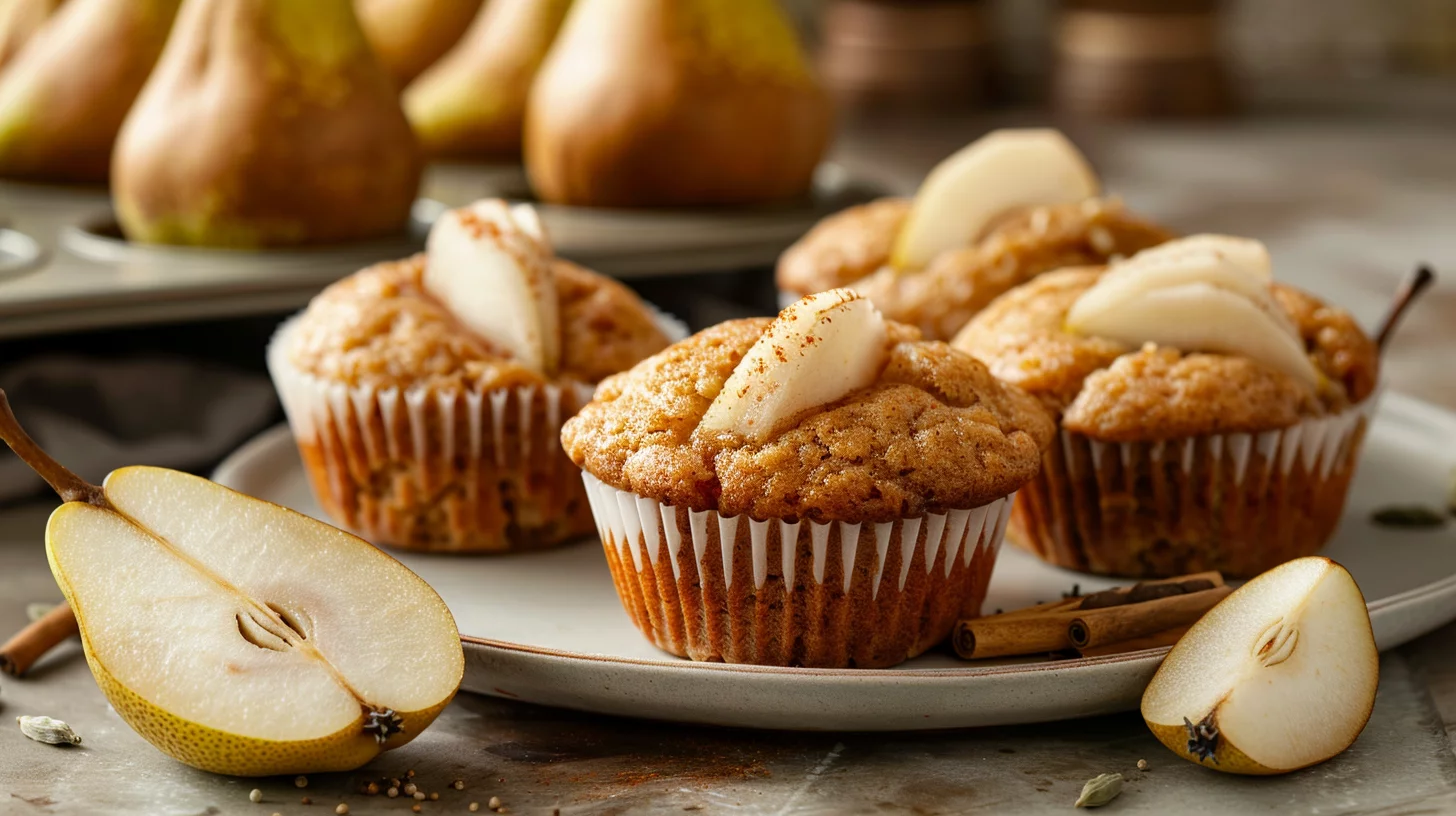 Muffins Poire Épicée