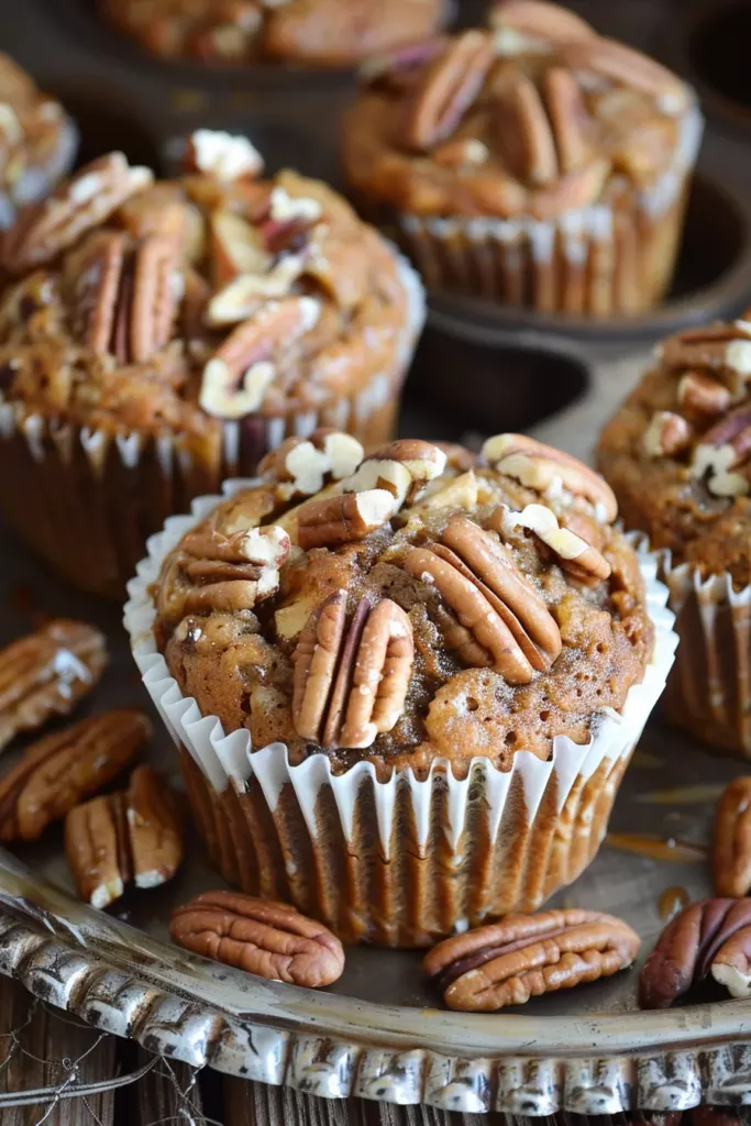 Muffins Pommes Pécan: Le Plaisir Croustillant des Saveurs Automnales