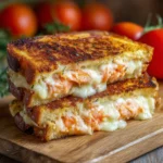 Norwegian croque with smoked salmon