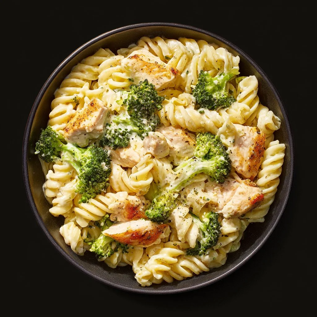 Pâtes Brocoli au poulet, plat savoureux et sain