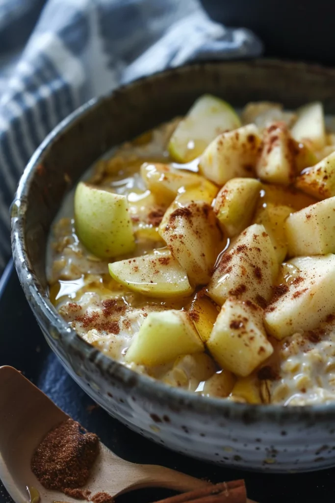 Porridge Avoine Pomme: La Puissance Réconfortante de la Cannelle