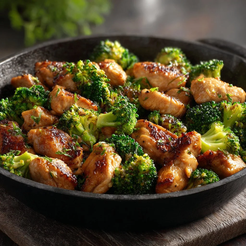 Recette de Poulet Sauté au Brocoli, plat savoureux et rapide à préparer