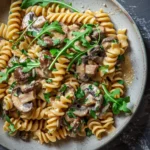 Pâtes Champignons Ail