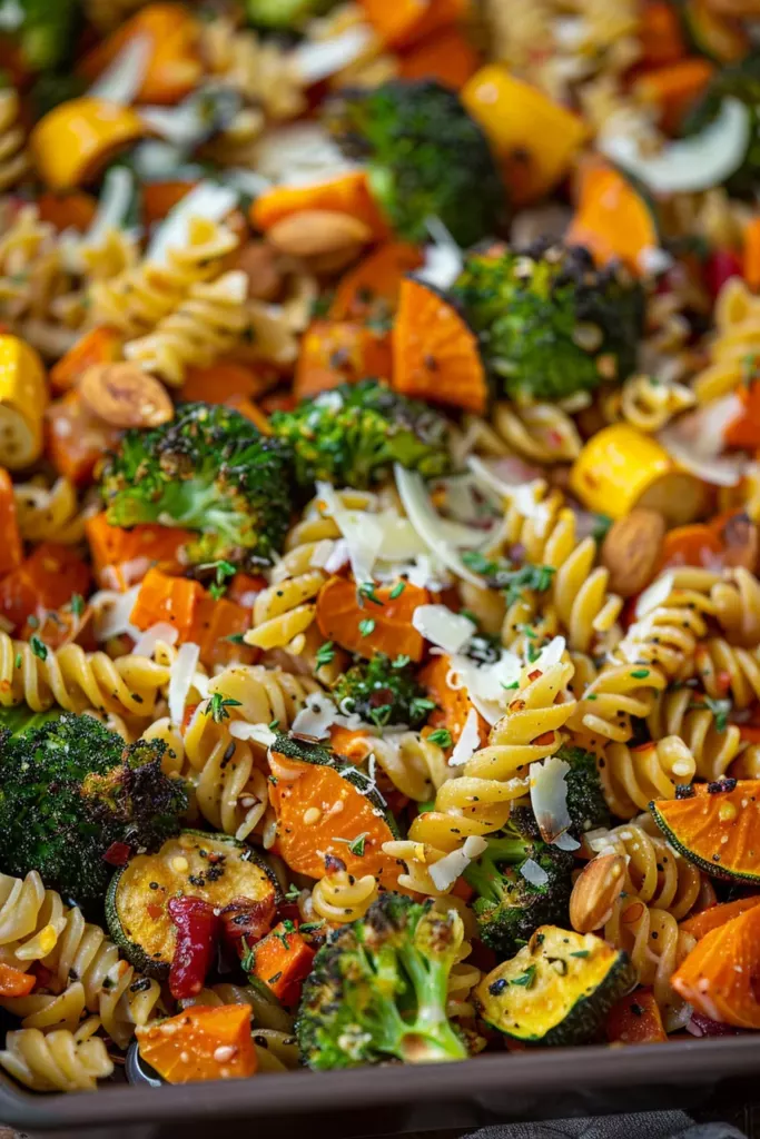 Pâtes Légumes Rôtis Automne: Savourez l'Explosion de Saveurs!