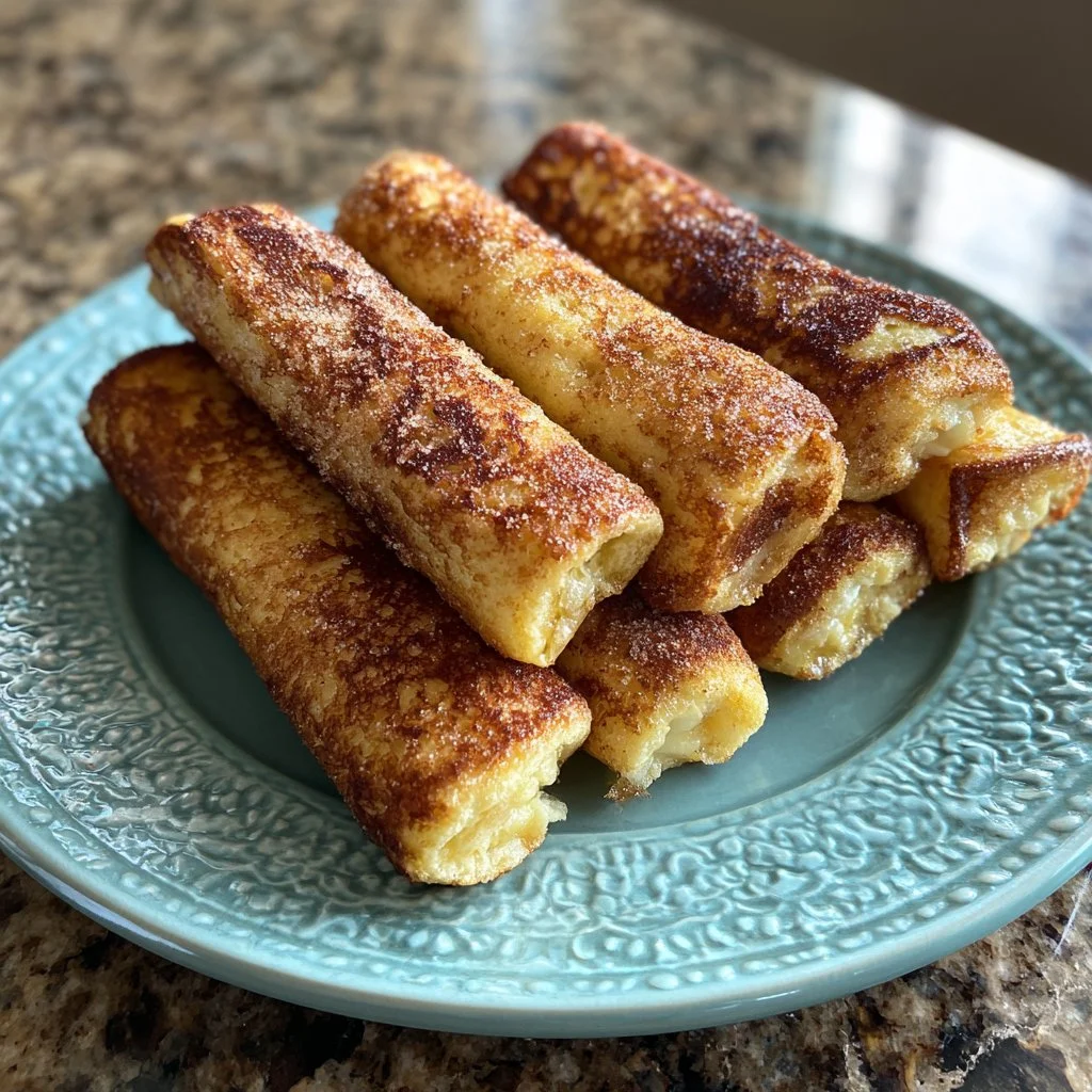 Roulés savoureux façon pain perdu parfaitement dorés