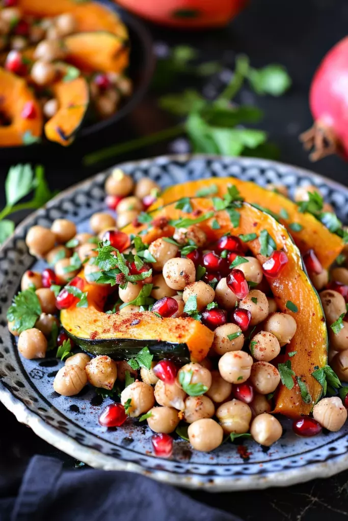 Salade Courge Pois Chiches: La Fusion Parfaite de Saveurs et de Couleurs