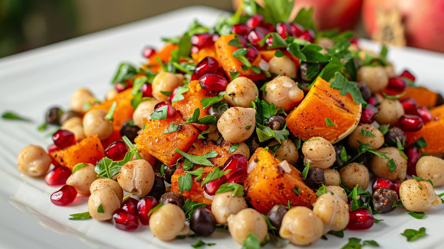 Salade Courge Pois Chiches