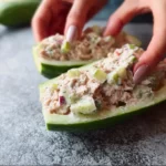 Salade de concombre au thon