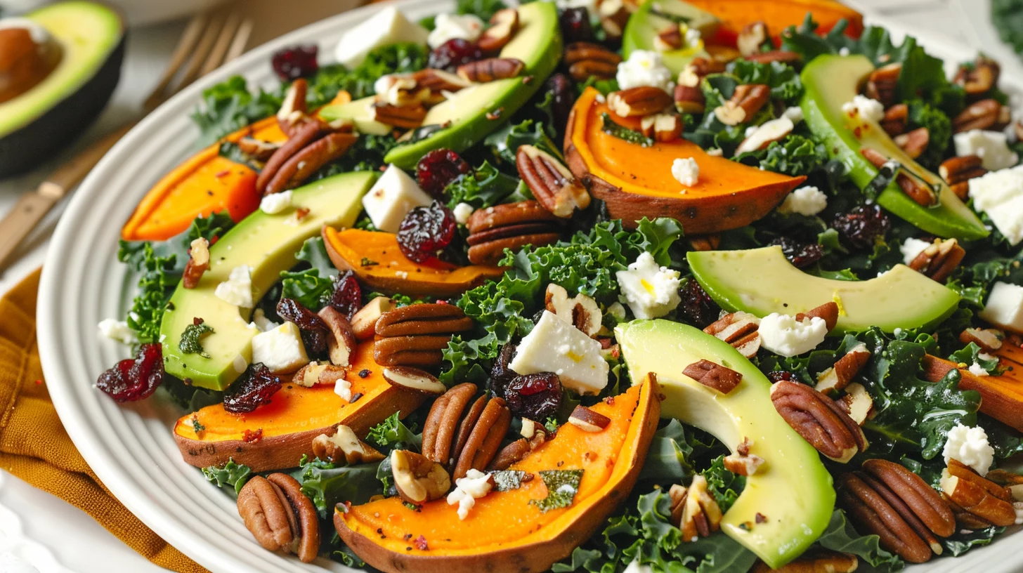 Salade Patate Douce Kale