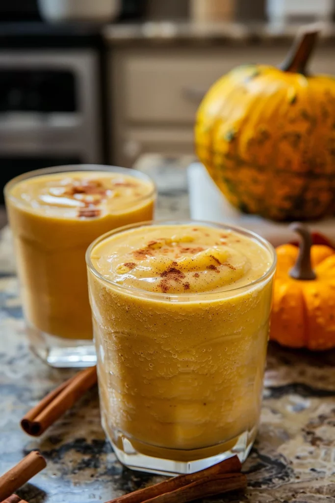 Smoothie Courge Cannelle: L'Énergie d'Automne en un Verre
