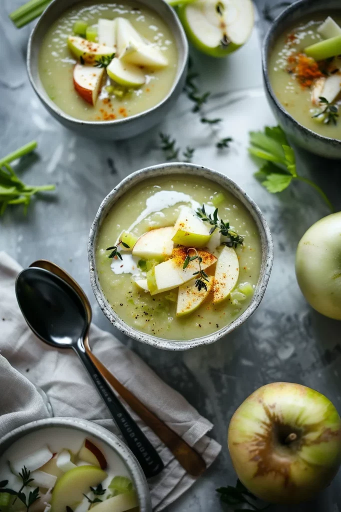 Soupe Céleri Pomme: Une Explosion de Saveurs en un Bol