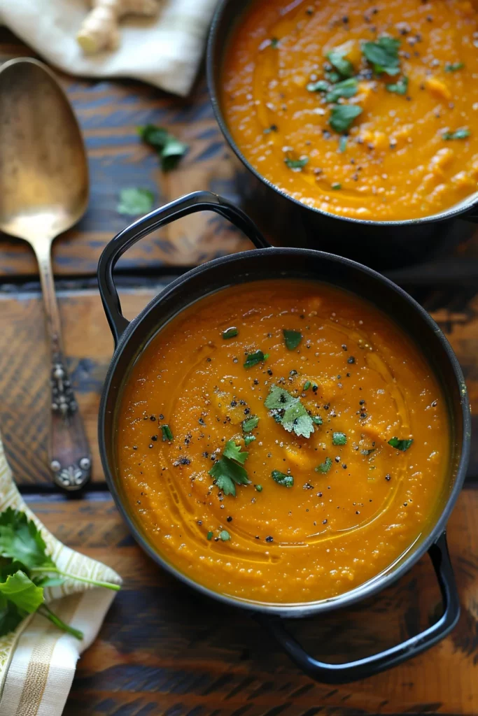 Soupe Patate Douce Gingembre: Un Festin Réconfortant et Revigorant