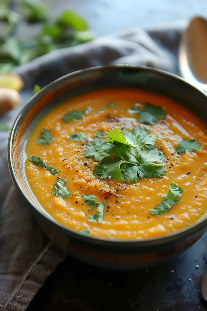 Soupe Patate Douce Gingembre: Un Festin Réconfortant et Revigorant