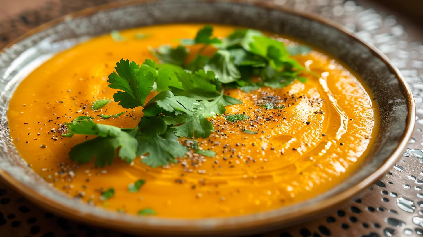Soupe Patate Douce Gingembre