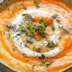 Soupe Pommes Carottes Rôties