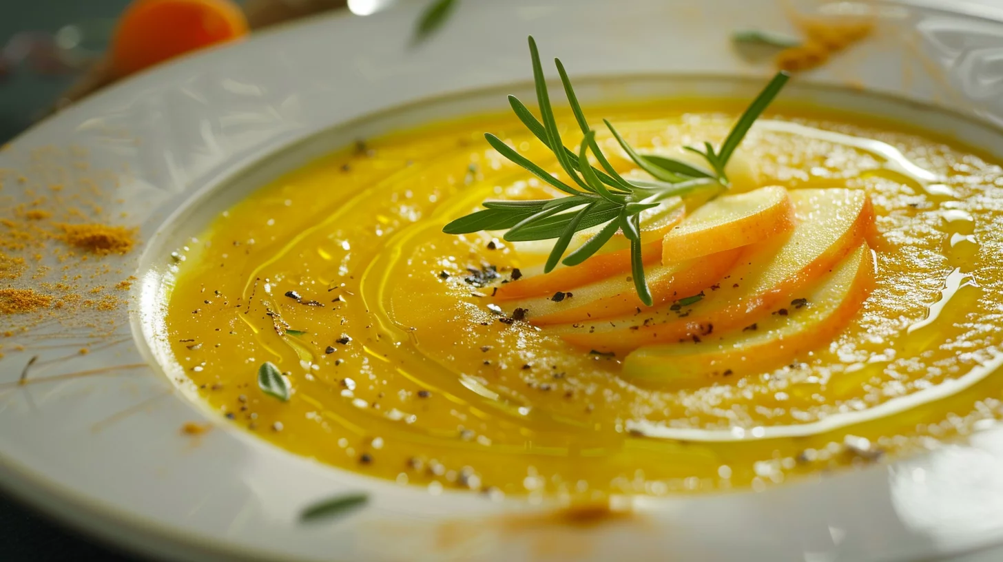 Soupe Pommes Carottes Rôties