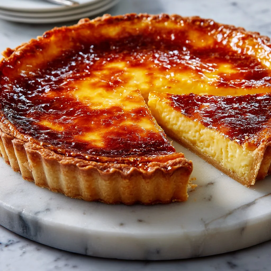 Tarte au Flan de Ma Grand-mère, un dessert crémeux et savoureux