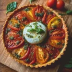 Tarte Tomate Pesto et Mozzarella