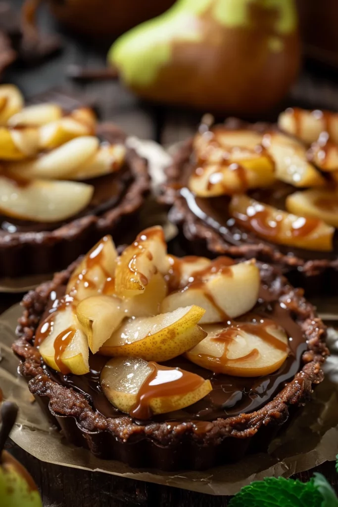 Tartelette Poire Chocolat: L'Explosion de Saveurs Gourmandes