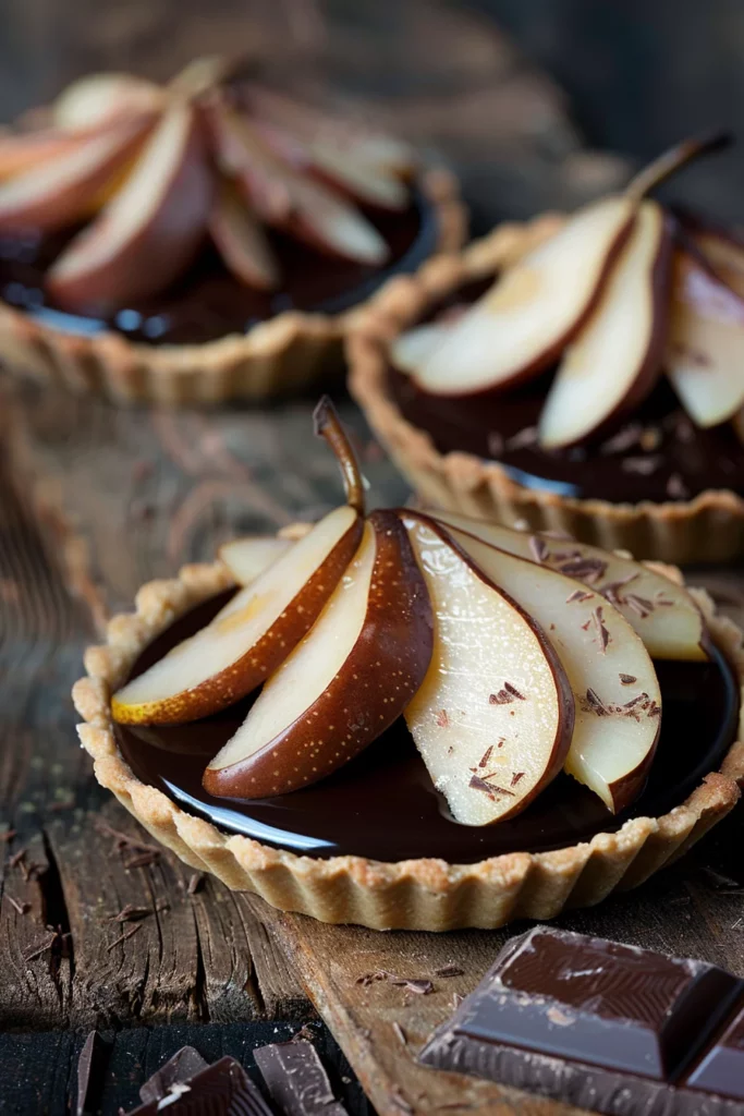 Tartelette Poire Chocolat: L'Explosion de Saveurs Gourmandes