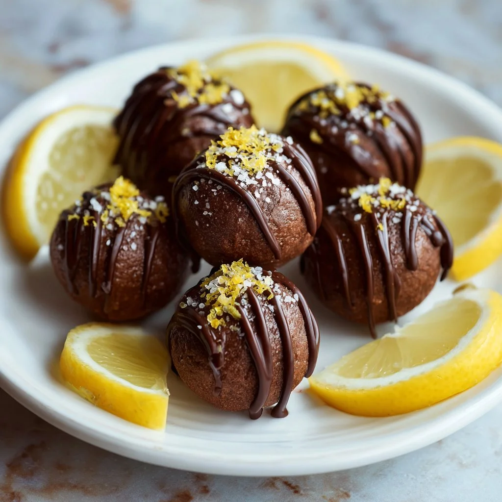 Truffes au Citron : délicieuses bouchées sucrées et acidulées.