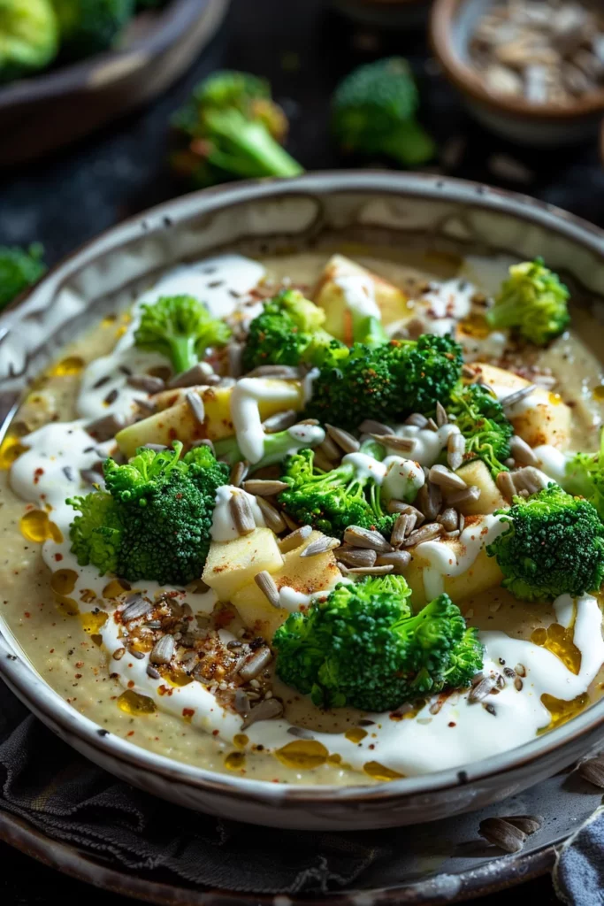 Velouté Brocoli Pomme: Savourez ce Potage Crémeux et Réconfortant