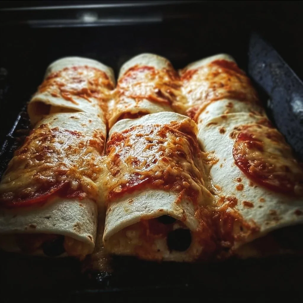 Wraps Pizza au Four, une recette rapide et savoureuse à préparer à la maison