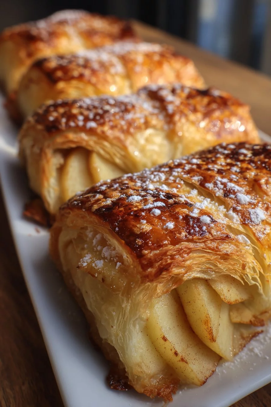 Roulés Feuilletés aux Pommes en 10 Minutes