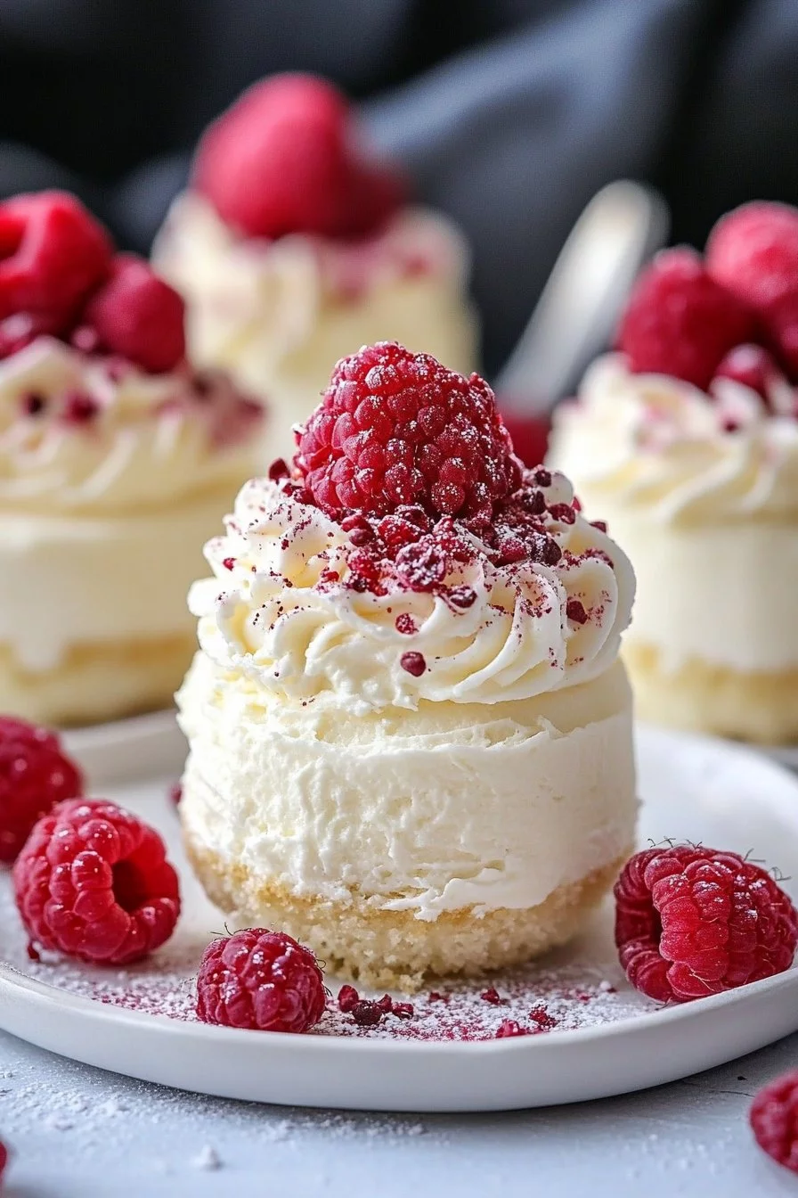 Gâteaux Miniatures Fouettés Sans Cuisson, Simples et Élégants