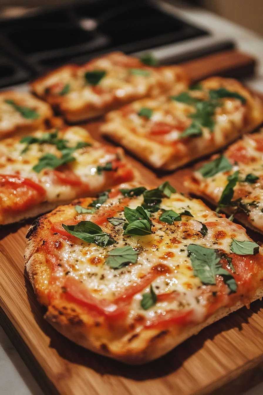Pizza au pain