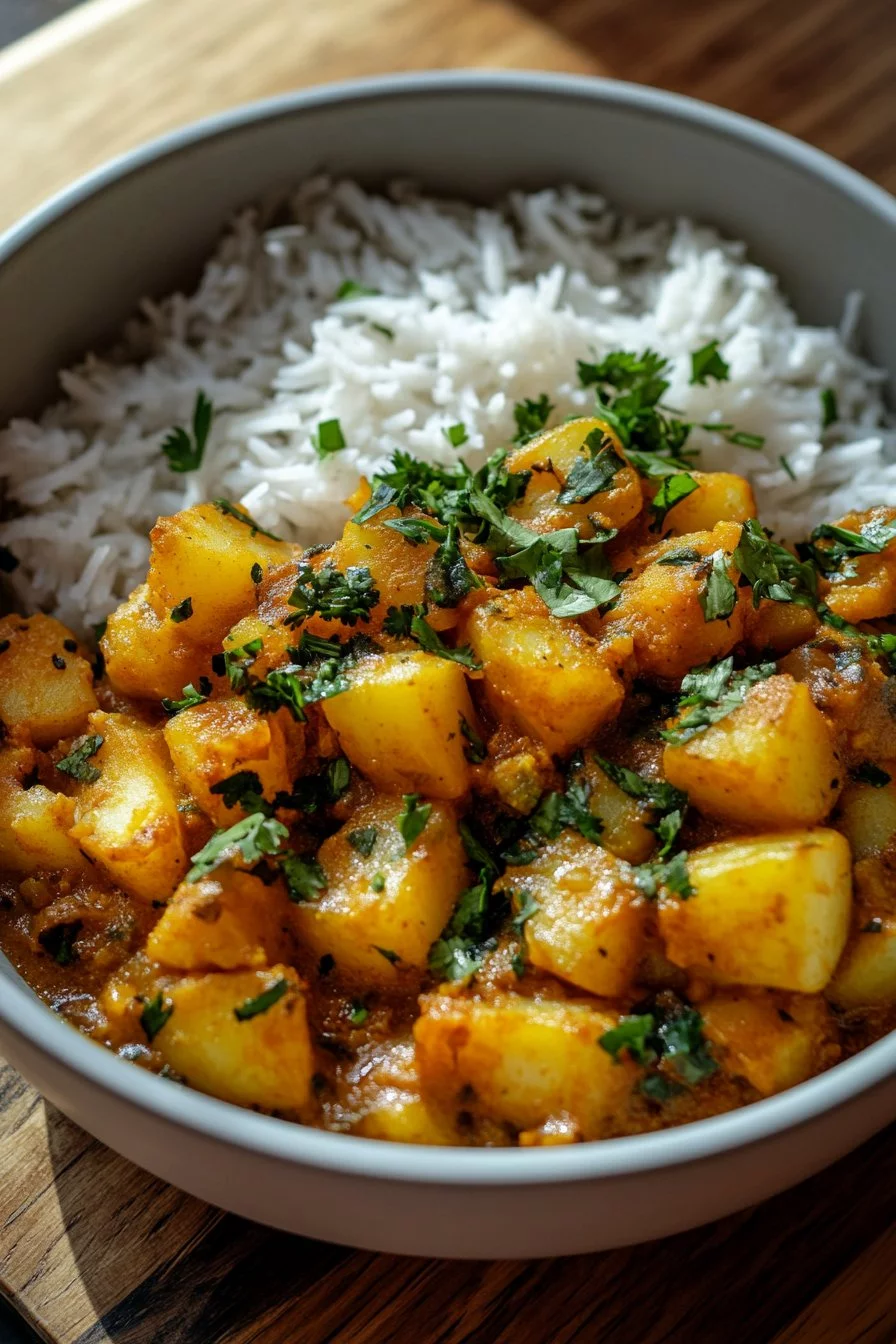 Curry de pommes de terre