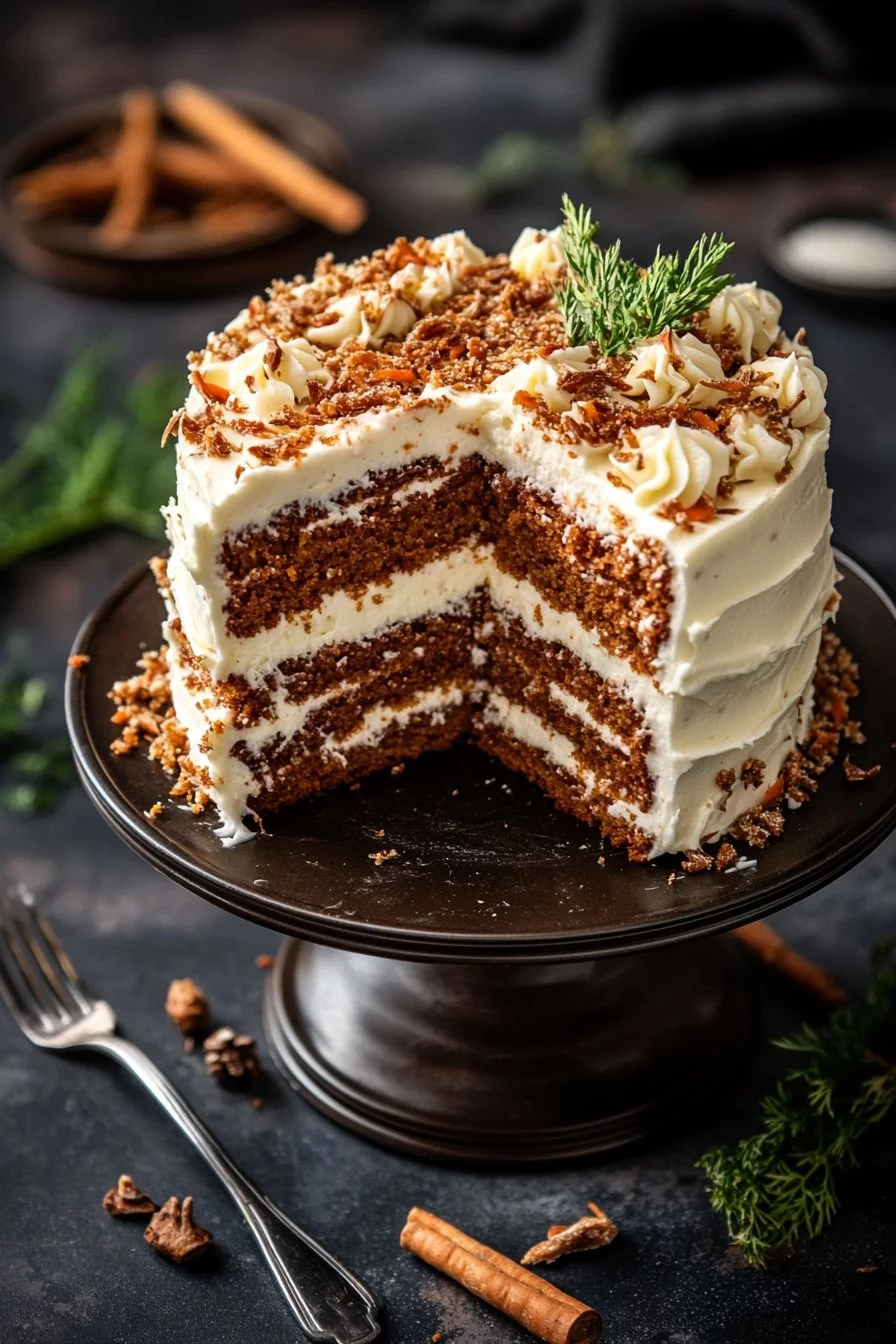 Le meilleur gâteau à la carotte sans œufs