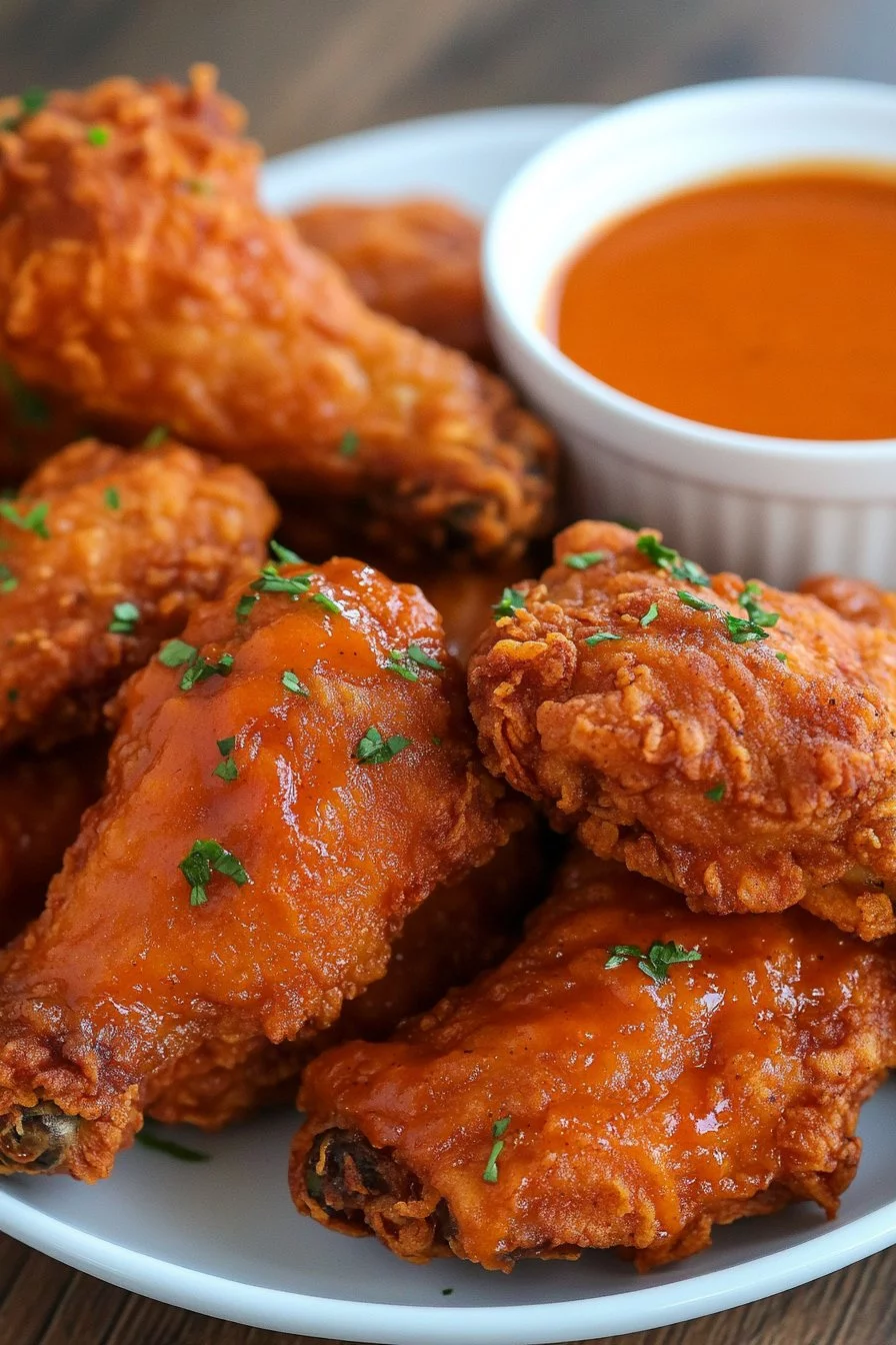 Poulet frit & sauce Buffalo maison