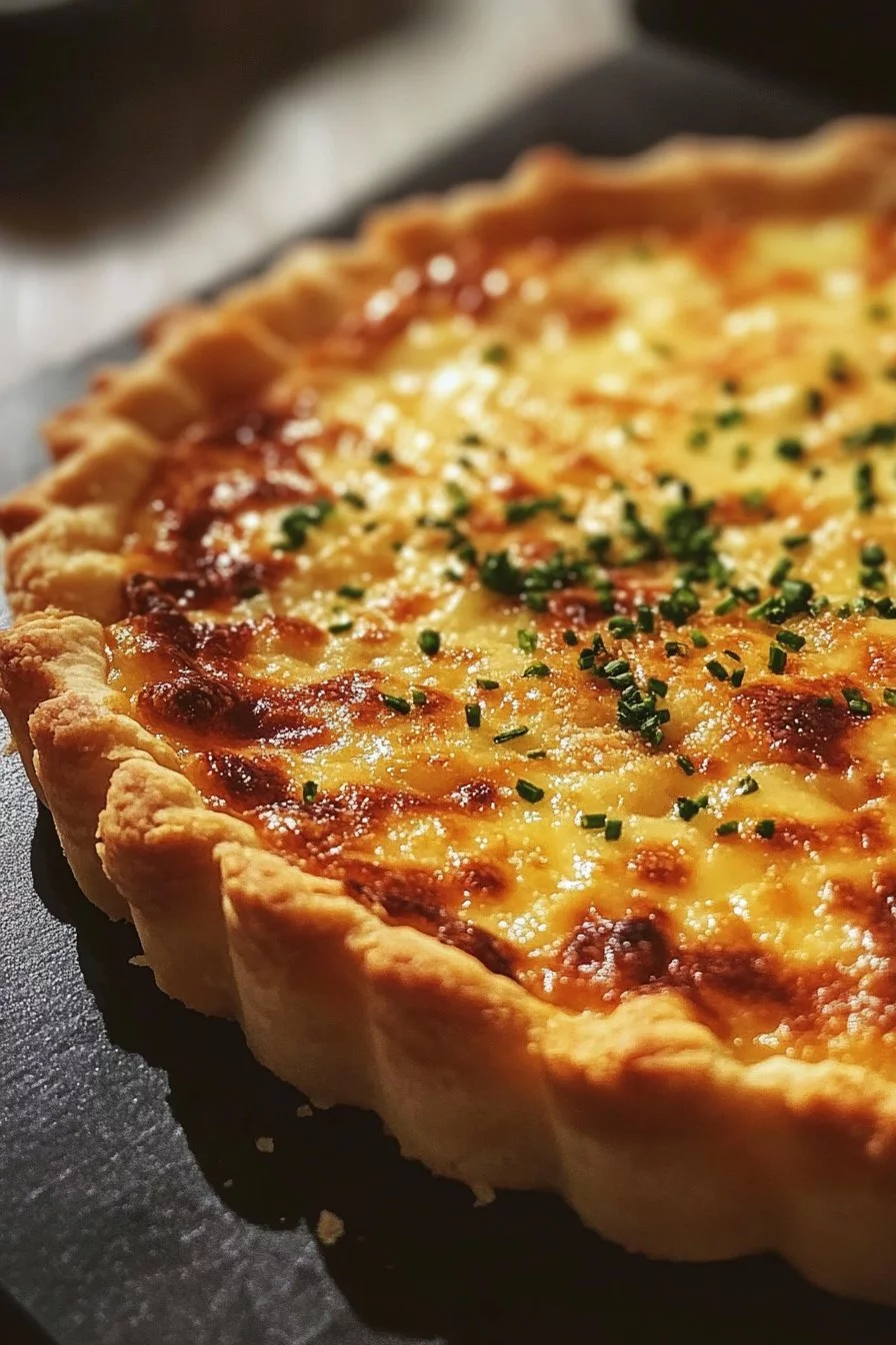 Tarte façon raclette