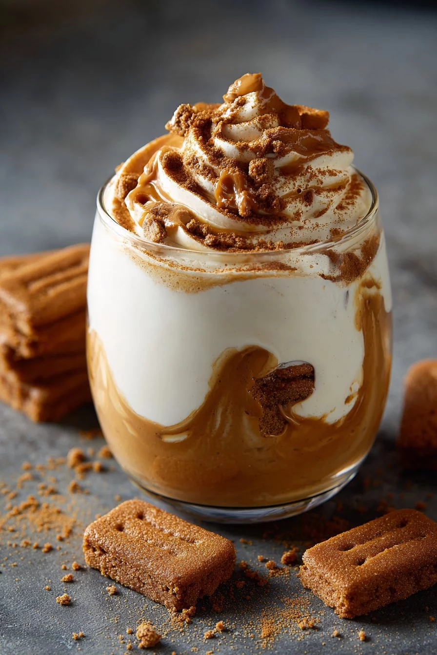 Dessert crémeux Biscoff