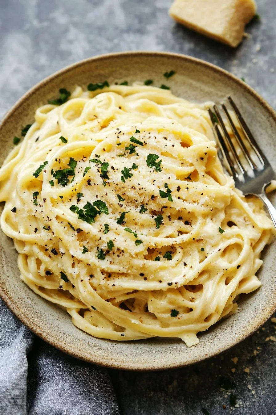 Pâtes crémeuses réconfortantes