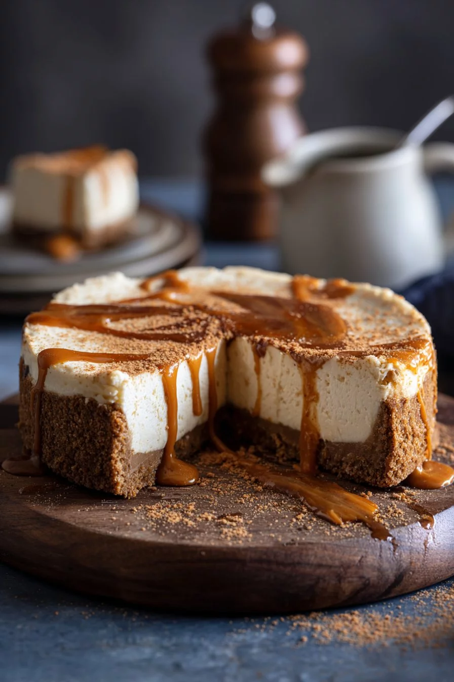 Gâteau au fromage Biscoff